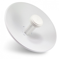 Точка доступа Ubiquiti ISP PBE-M2-400 10/100BASE-TX компл.:параболический отражатель/антенна/крепления/адаптер белый