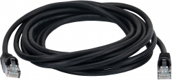 Патч-корд Buro UTP 4 пары cat5E CCA molded 3м черный RJ-45 (m)-RJ-45 (m)