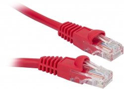 Патч-корд Buro UTP 4 пары cat5E CCA molded 5м красный RJ-45 (m)-RJ-45 (m)