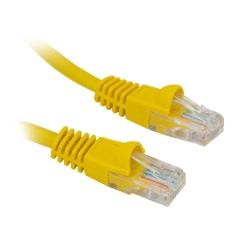 Патч-корд Buro UTP 4 пары cat5E CCA molded 5м желтый RJ-45 (m)-RJ-45 (m)