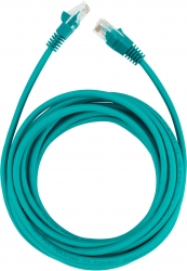 Патч-корд Buro UTP 4 пары cat5E solid CCA molded 5м зеленый RJ-45 (m)-RJ-45 (m)
