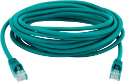 Патч-корд Buro UTP 4 пары cat5E solid CCA molded 5м зеленый RJ-45 (m)-RJ-45 (m)