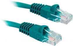 Патч-корд Buro UTP 4 пары cat5E solid CCA molded 5м зеленый RJ-45 (m)-RJ-45 (m)