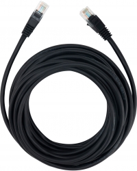 Патч-корд Buro UTP 4 пары cat5E CCA molded 7м черный RJ-45 (m)-RJ-45 (m)