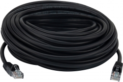 Патч-корд Buro UTP 4 пары cat5E CCA molded 15м черный RJ-45 (m)-RJ-45 (m)