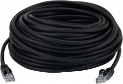 Патч-корд Buro UTP 4 пары cat5E CCA molded 20м черный RJ-45 (m)-RJ-45 (m)