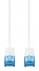 Патч-корд Hama Slim-Flexible UTP 4 пары cat6 1.5м белый RJ-45 (m)-RJ-45 (m)