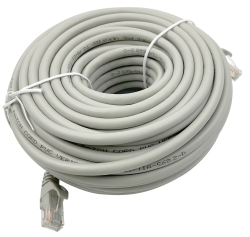 Патч-корд Buro UTP 4 пары cat6 CCA molded 20м серый RJ-45 (m)-RJ-45 (m)