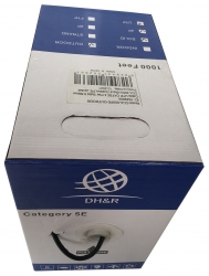 Кабель сетевой Ningbo UTP 4 пары cat5E solid 0.5мм CCA molded 305м серый outdoor