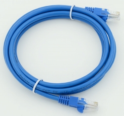 Патч-корд cat5E molded 3м синий RJ-45 (m)-RJ-45 (m)