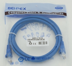 Патч-корд cat5E molded 3м синий RJ-45 (m)-RJ-45 (m)