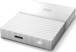 Жесткий диск WD Original USB 3.0 2Tb WDBLHR0020BWT-EEUE My Passport 2.5 белый