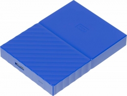Жесткий диск WD Original USB 3.0 1Tb WDBBEX0010BBL-EEUE My Passport 2.5 синий