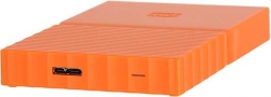 Жесткий диск WD Original USB 3.0 1Tb WDBBEX0010BOR-EEUE My Passport 2.5 оранжевый