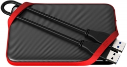 Жесткий диск Silicon Power USB 3.1 1000Gb SP010TBPHD62SS3K A62S Armor 2.5 черный/красный