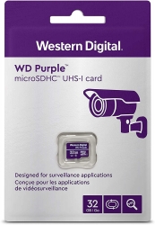 Флеш карта microSDHC 32Gb Class10 WD WDD032G1P0C Purple w/o adapter