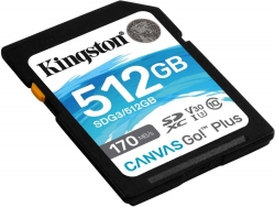 Флеш карта SDXC 512Gb Class10 Kingston SDG3/512GB Canvas Go! Plus w/o adapter