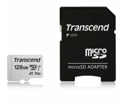 Флеш карта microSDXC 128Gb Transcend TS128GUSD300S-A + adapter