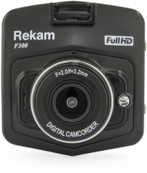 Видеорегистратор Rekam F300 черный 1.3Mpix 1080x1920 1080p 140гр. GP2248