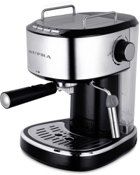Кофеварка эспрессо Supra CMS-1515 850Вт черный/серебристый
