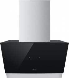 Вытяжка каминная LG HCEZ2427B черный/нержавеющая сталь управление: сенсорное (1 мотор)