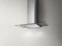 Вытяжка каминная Elica Flat Glass Plus IX/A/60 нержавеющая сталь управление: кнопочное (1 мотор)