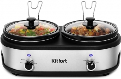 Медленноварка Kitfort KT-219 2.5л 140Вт черный