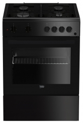Плита Комбинированная Beko FFSS62010GB черный реш.эмаль