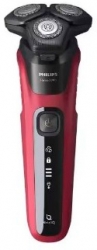 Бритва роторная Philips SkinIQ S5583/10 питан.:аккум. красный/черный
