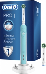 Зубная щетка электрическая Oral-B Pro 1 570 CrossAction бирюзовый
