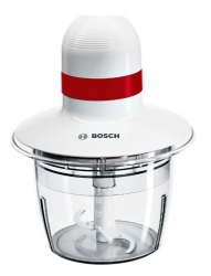 Измельчитель электрический Bosch MMRP1000 0.8л. 400Вт белый/красный