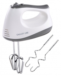 Миксер ручной Galaxy Line GL 2225 белый/серый
