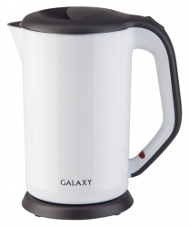 Чайник электрический Galaxy GL 0318 1.7л. 2000Вт белый (корпус: пластик)