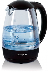 Чайник электрический Polaris PWK1768CGL 1.7л. 2200Вт черный (корпус: стекло)