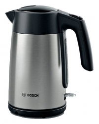 Чайник электрический Bosch TWK7L460 1.7л. 2400Вт нержавеющая сталь/черный (корпус: нержавеющая сталь)