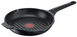 Сковорода-гриль Tefal Delicio E2324074 круглая 26см ручка несъемная (без крышки) черный (2100118216)