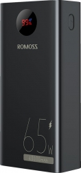 Мобильный аккумулятор Romoss PEA40PF 40000mAh 3A PD 4xUSB черный