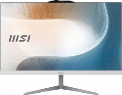 Моноблок MSI Modern AM242 12M-069XRU 23.8 Full HD i3 1215U (1.2) 8Gb SSD250Gb Iris Xe noOS GbitEth WiFi BT 120W Cam белый 1920x1080