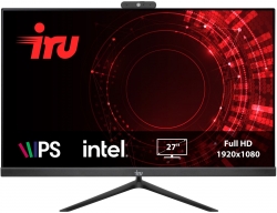 Моноблок IRU Office 27IH5P 27 Full HD i5 11400 (2.6) 16Gb SSD1Tb UHDG 730 Free DOS GbitEth WiFi BT 120W Cam черный 1920x1080