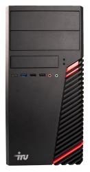 ПК IRU Опал 512 MT PG G6405 (4.1) 8Gb SSD256Gb UHDG 610 Free DOS GbitEth 500W клавиатура мышь черный