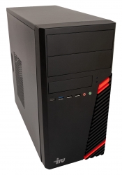 ПК IRU Опал 512 MT PG G6405 (4.1) 8Gb SSD256Gb UHDG 610 Free DOS GbitEth 500W клавиатура мышь черный