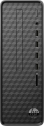 ПК HP Slimline S01-aF1001ur Cel J4025 (2) 4Gb SSD256Gb UHDG 600 Windows 10 Home GbitEth WiFi BT 65W черный
