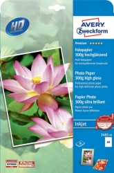 Фотобумага Avery Zweckform 2482-20 A4/300г/м2/10л./белый глянцевое для струйной печати