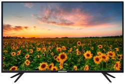 Телевизор LED Erisson 50 50ULX9050T2 черный 4K Ultra HD 50Hz DVB-T DVB-T2 DVB-C WiFi Smart TV (RUS)