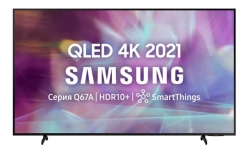 Телевизор QLED Samsung 55 QE55Q60AAUXCE Q черный 4K Ultra HD 60Hz DVB-T2 DVB-C DVB-S2 USB WiFi Smart TV (RUS)