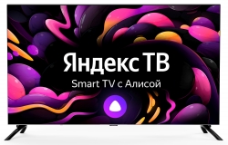 Телевизор LED Hyundai 40 H-LED40GS5003 Яндекс.ТВ Frameless черный FULL HD 60Hz DVB-T DVB-T2 DVB-C DVB-S DVB-S2 WiFi Smart TV (RUS)