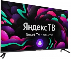 Телевизор LED Hyundai 43 H-LED43GU7003 Яндекс.ТВ Frameless черный 4K Ultra HD 60Hz DVB-T DVB-T2 DVB-C DVB-S DVB-S2 WiFi Smart TV (RUS)
