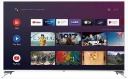 Телевизор QLED Hyundai 65 H-LED65QGU7500 Android TV Frameless черный 4K Ultra HD 60Hz DVB-T DVB-T2 DVB-C DVB-S DVB-S2 WiFi Smart TV (RUS)