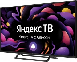Телевизор LED BBK 40 40LEX-7239/FTS2C Яндекс.ТВ черный FULL HD 50Hz DVB-T2 DVB-C DVB-S2 WiFi Smart TV (RUS)