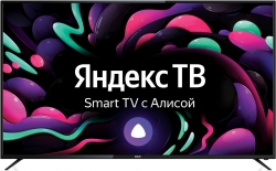 Телевизор LED BBK 65 65LEX-8272/UTS2C Яндекс.ТВ черный 4K Ultra HD 50Hz DVB-T2 DVB-C DVB-S2 WiFi Smart TV (RUS)